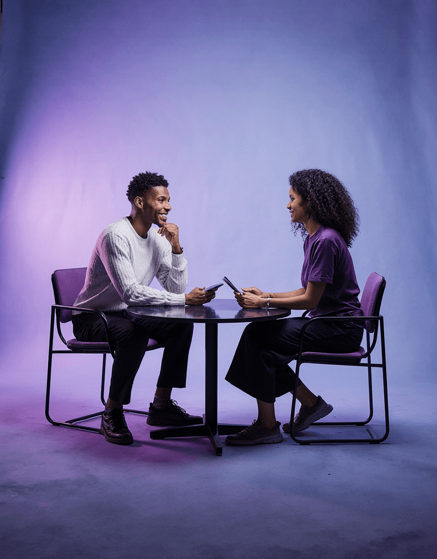 Professional business team having a discussion in modern office