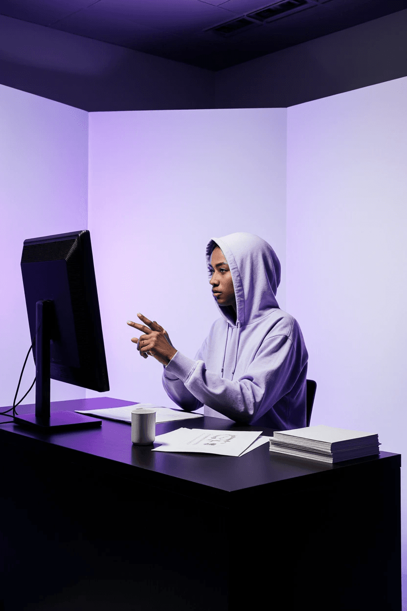 Professional business team having a discussion in modern office